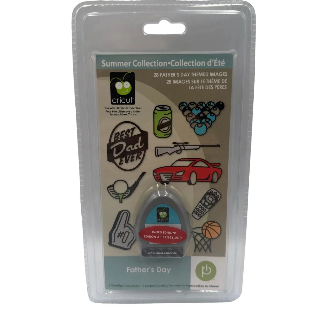 Cricut Father's Day Limited Edition Cartridge Summer Collection 2001004 New